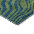thumbnail image 3 of Addison Rugs Mayfield Premium Machine Washable Transitional Animal Print Green Rectangle Rug, 8' x 10', 3 of 6
