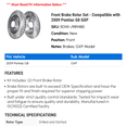 thumbnail image 2 of Front Brake Rotor Set - Compatible with 2009 Pontiac G8 GXP, 2 of 2