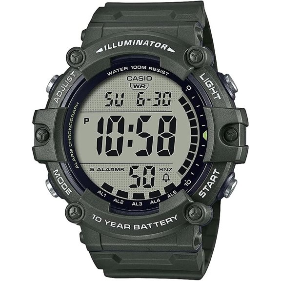 Reloj CASIO AE-1500WHX-3AVCF Illuminator Sport-Verde verde 55 mm