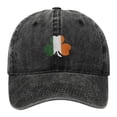 thumbnail image 2 of Dndif Clearance! Irish Vintage Baseball Cap Embroidered Cotton Adjustable Distressed Dad Hat Black One Size Overstock Items Clearance All Prime, 2 of 4