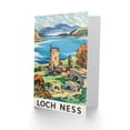 thumbnail image 2 of Travel Scotland Castle Loch Ness British Railways Greetings Card Plus Envelope Blank inside, 2 of 3