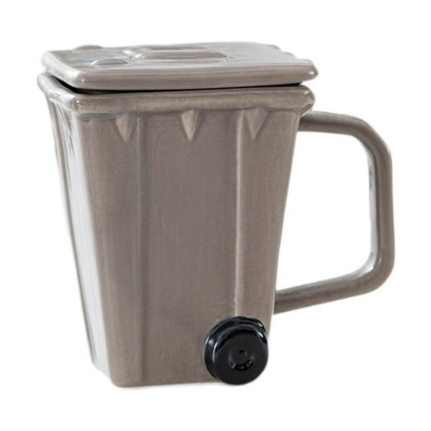 Taza de café, taza para beber, taza de agua, taza de té, creativa, con agarre cómodo, taza para reciclar