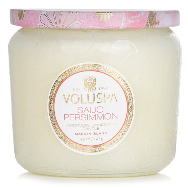 Vela Voluspa Saijo con aroma a caqui, 35 h de duración