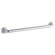 Kohler K-10542-S 24 in. Traditional Grab Bar, Polished Stainless Steel