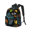 thumbnail image 2 of Lsque Play Game3 Classic Casual Backpack - Large Capacity Water-Resistant Backpack for School, Work, Travel, and Outdoor Activities, 2 of 8