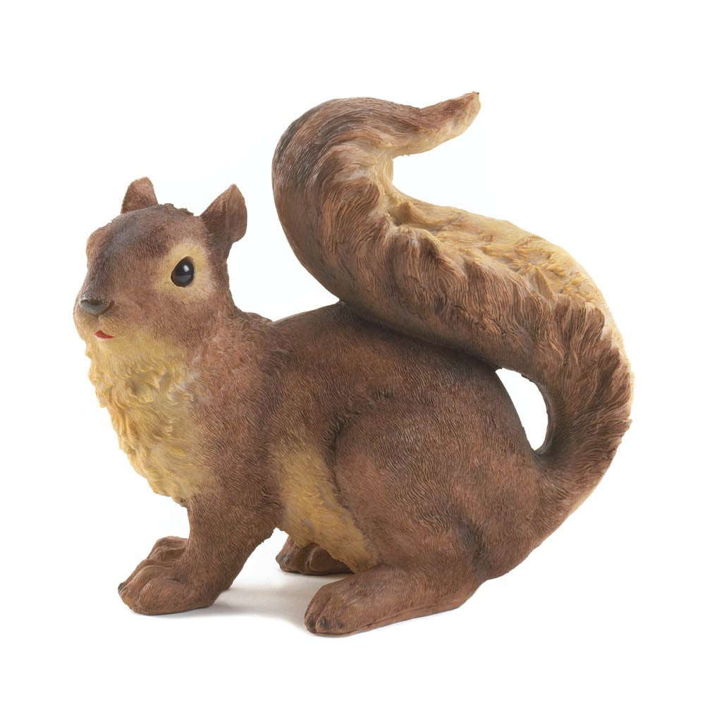 Outdoor Garden Decor, Resin Squirrel Statue For Yard And Garden