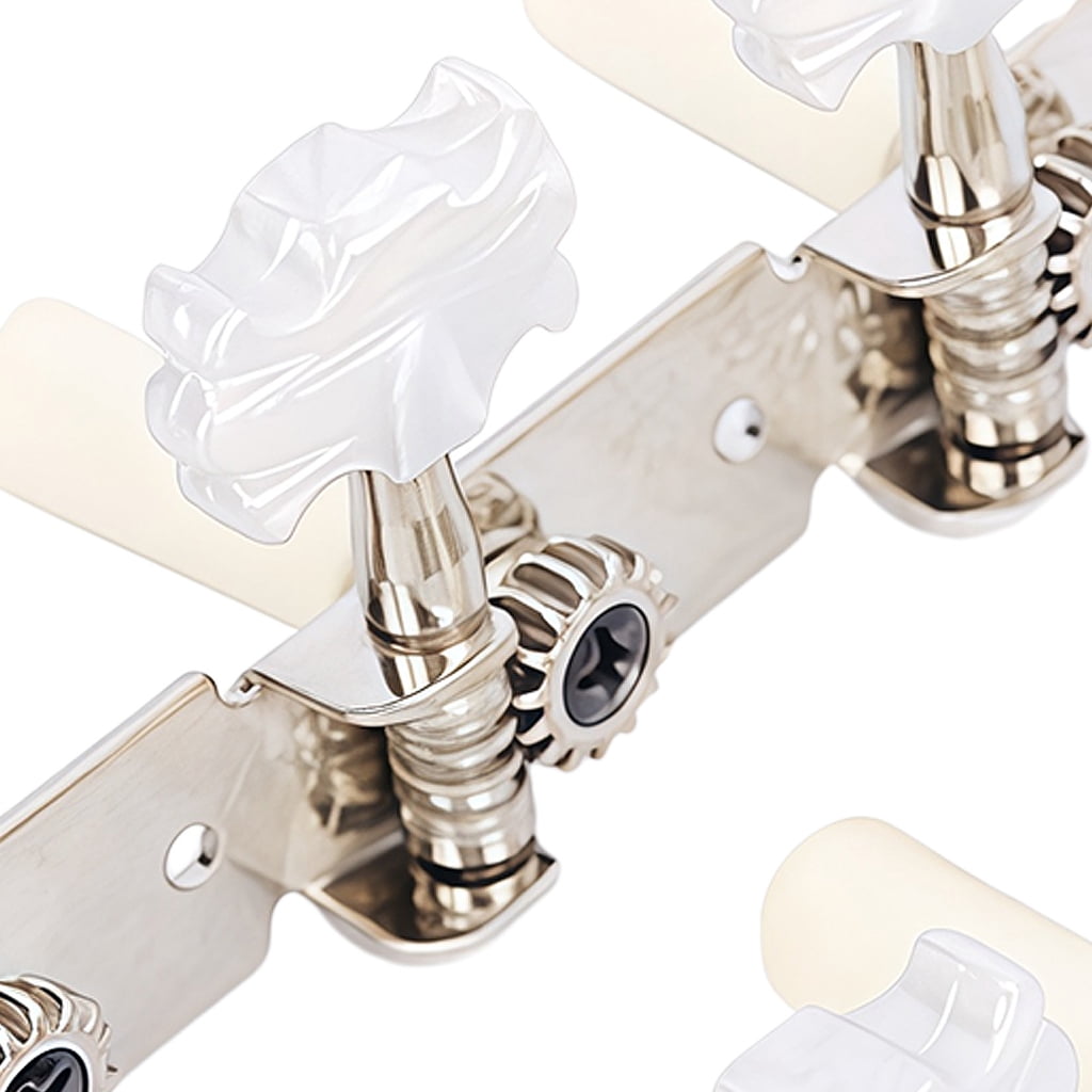 2PCS High Precisions Open Geared Guitar Tuning Pegs Instrument Locking Tuners Suitable for Folk Guitar and Ukulele