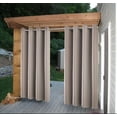thumbnail image 1 of Rideaux d'Intimité Extérieurs Groet à Dessus Coupe-Vent pour Patio, Draperies pour Porche, Gazebo, Terrasse, Panneau de Protection; L x H (x cm) Robe d'Été Jaune, 1 of 7