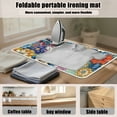thumbnail image 6 of ZIATUBLES Bohemia Mandala Flower Print Foldable Ironing Mat Pad Heat-Resistant Ironing Blanket for Washer Dryer Tabletop Portable Ironing Board Alternative for Travel, 31.5" x 19.6", 6 of 7