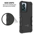 thumbnail image 3 of CoverON For OnePlus Nord N300 Case, Military Grade Heavy Duty Rugged Phone Cover Grip, Black, 3 of 9