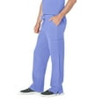 thumbnail image 5 of Adar Addition Scrub Set for Men - Classic V-Neck Scrub Top & Cargo Scrub Pants - A9300 - Ceil Blue - XXS, 5 of 7