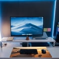 thumbnail image 6 of Large Gaming Mouse Pad for Desk, Baby Turtles On Beach Desk Mat, Cute Sea Turtle Desk Pad, 31.5"x11.8" Extended Big Computer Keyboard Mouse Pad with Non-Slip Base and Stitched Edge, 6 of 13