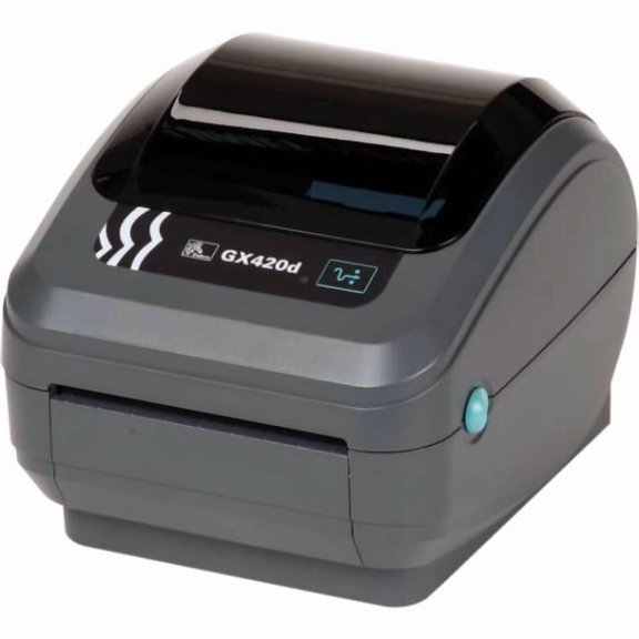 Restored Zebra GX420d Direct Thermal Label Printer 203 dpi, USB/Serial/Parallel, Dispenser - (GX42-202511-000) (Refurbished)