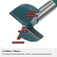 thumbnail image 5 of Uxcell Forstner Drill Bit 42mm (1-21/32") Carbide Wood Hinge Hole Opener Hex Shank, 5 of 6
