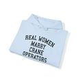 thumbnail image 4 of Crane Operator Wife Husband Wedding Hoodie, Gifts, Hooded Sweatshirt, 4 of 4