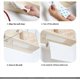 thumbnail image 3 of White Paper Towel Holder - Self-Adhesive White Wall Mounted Paper Towel Rack for Kitchen（22*6.5*7.5cm）, 3 of 5