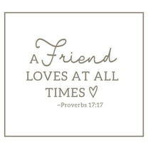 Pavilion - A Friend Loves at All Times - Proverbs 17:17 - 50x60 Inch Super Soft Royal Plush Throw Blanket