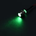 thumbnail image 4 of LED Indicator Light AC/DC 110V 8mm Panel Mount Green LED Signal Lamp Metal Shell 10Pcs, 4 of 5