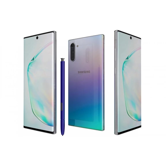 Samsung Galaxy Note 10 N970U 256GB Aura Glow Smartphone locked for At&t - Very