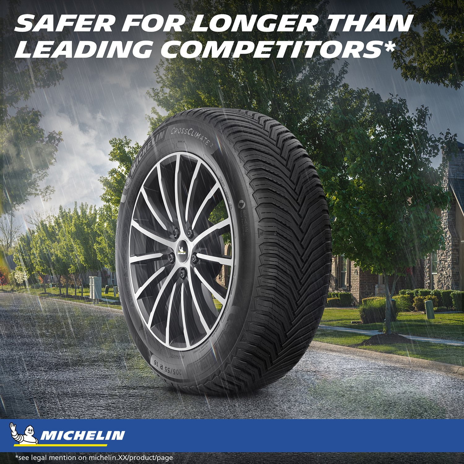 245/45 R19、MICHELIN CROSSCLIMATE 2、2022年 Michelin CrossClimate2 - 245/45R19/XL 102V Tire - Samsclub.com