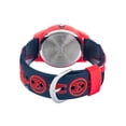 thumbnail image 2 of Marvel Spider-Man Reloj analógico de cuarzo con correa 3D para profesor de tiempo de plástico para niños, rojo/azul marino/multiazul marino, 2 of 5