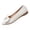 Exquisite Shoes - White, variant on Samdudou Ballet Flats for Women Pointed Closed Toe Slip On Dress Shoes Large Bowknot Detail with Rhinestone Accent for Wedding Party