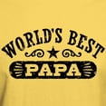 thumbnail image 3 of CafePress - World's Best Papa Light T Shirt - Men's Classic Graphic T-Shirt, 3 of 4