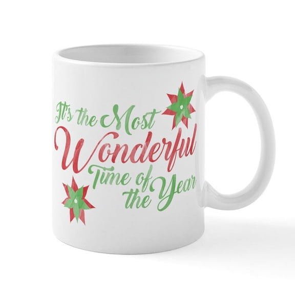 CafePress - Wonderful Time Mug - 11 oz Ceramic Mug - Novelty Coffee Tea Cup
