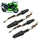 thumbnail image 4 of Señales de giro LED para motocicleta 4 luces de freno que fluyen luces de circulación diurna de 12 V universales para scooter para vehículos todoterreno ANGGREK Otros, 4 of 8