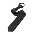 thumbnail image 1 of VONKY Cravate Étroite Rétro pour Hommes et Garçons Cravate Fine Pratique pour Mariage Fête Club Mariée Robe Noire, 1 of 5