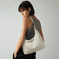 thumbnail image 2 of Bolso Mano Mujer Dama Cuero Pu Bandolera Mujer Bolso Moda Xtelllar blanco, 2 of 3