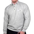 thumbnail image 5 of Palmland LD Sport Solid Textured Banded Bottom Big and Tall Long Sleeve Shirt, 5 of 8