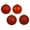 Red, variant on Vickerman 6" Bittersweet 4-Finish Ball Ornament Assortment, 4 per Box