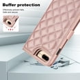 thumbnail image 4 of Compatible with iPhone 7 Plus/8 Plus Litchi Texture PU Leather Case with Card Holder Wrist Strap, Wallet Flip Cover for iPhone 7 Plus/8 Plus Men/Women Crossbody Strap RFID Blocking Kickstand, Rosegold, 4 of 9