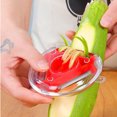 thumbnail image 2 of Herramientas de cocina convenientes Cuchillo pelador multifuncional 3 en 1, pelador de patatas, manzanas, verduras, artefacto de cocina, 2 of 6