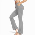 thumbnail image 2 of ZRBYWB Yoga Pants For Women Ladies Yoga Pants Pockets High Waist Workout Pants Casual Trouser Comfortable, 2 of 6