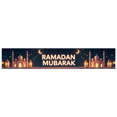 thumbnail image 3 of Ramadan Mubarak Islamic Backdrop Banner Event Decoration Hanging Lantern Moonlight Mosque Stars Photography Props Festive Celebrations Muslim Holiday, 3 of 4