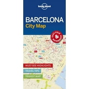 Travel guide: lonely planet barcelona city map - folded map: 9781786574107