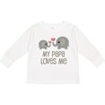 thumbnail image 3 of Inktastic My Papa Loves Me Grandchild Boys or Girls Long Sleeve Toddler T-Shirt, 3 of 5