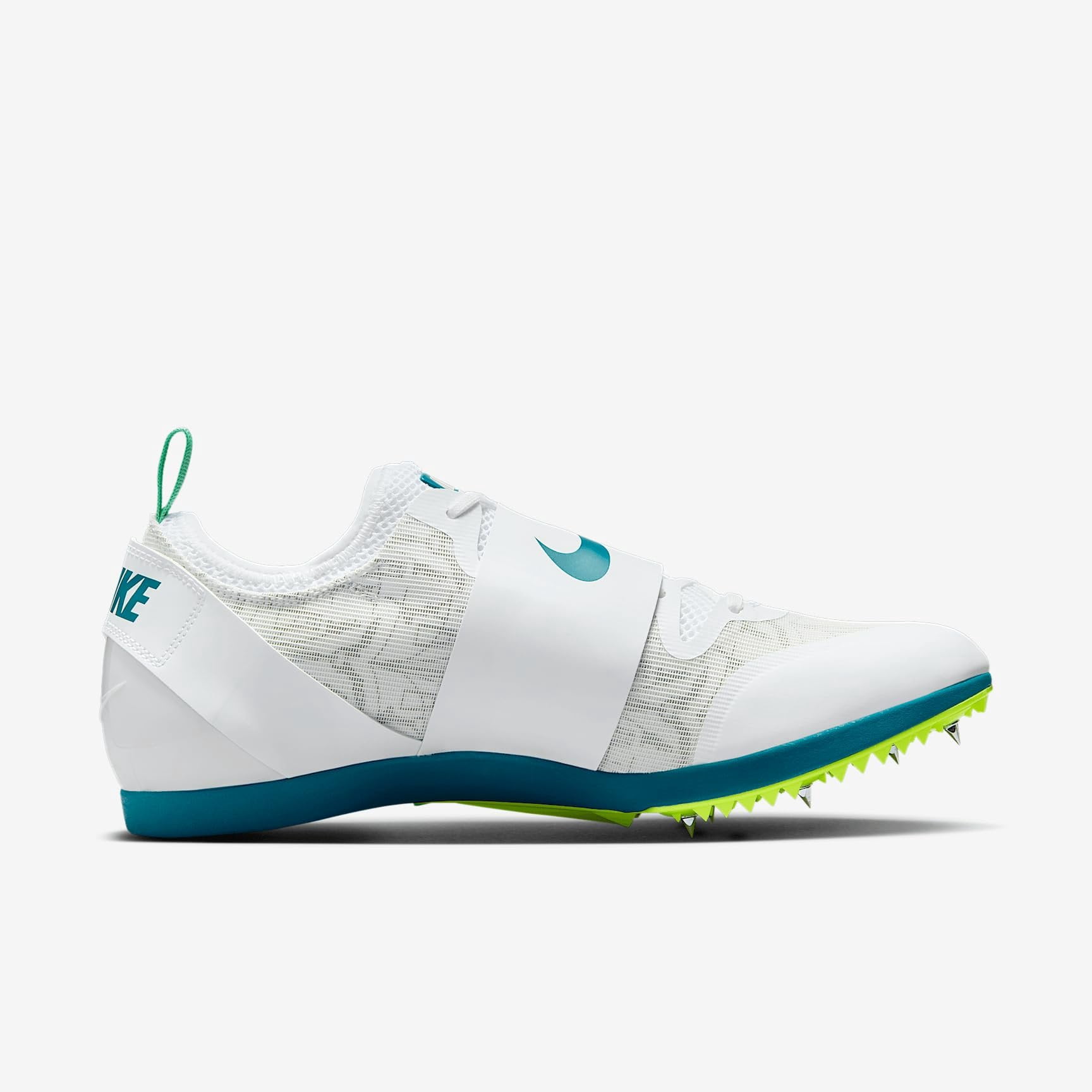 Nike Pole Vault Elite Track & Field Jumping Spikes FZ9649-100, White/Barely Green/Electric Algae Size 11