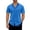 Blue, variant on Men's Linen Shirts Short Sleeve Casual Shirts Button Down Shirt for Men Beach Summer Wedding Shirt (Blue,S)