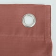 thumbnail image 2 of Mainstays Solid Semi Sheer Curtain Tier Pair and Valance Set, 3 Piece Ready Made Kitchen Curtains, Terracotta, 54" W x 36" L, 2 of 7