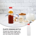 thumbnail image 7 of FUEENIRVA Set of 10 Transparent Reusable Plastic Drinking Bottles for Juice, and, 7 of 7