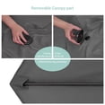 thumbnail image 6 of CHYVARY 7.5 FT Outdoor Patio Shade Table Market Umbrella with Tilt Button for Deck, Garden and Pool, Anthracite, 6 of 7