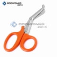 thumbnail image 2 of Orange Utility Scissors 7.25" Multi-Purpose Diy Ems Emt Universal Shears, 2 of 2