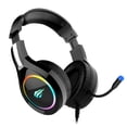 thumbnail image 2 of Havit H2232D LED Lighting 3.5mm+USB, 50mm Drive Gaming Headset_Black, 2 of 3
