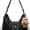 Black, variant on Women Vintage Soft PU Leather Hobo Bag, 3-in-1 Convertible Shoulder Crossbody Backpack Purse, Large Capacity Casual Commuter Tote Handbag with Cute Bear Charm