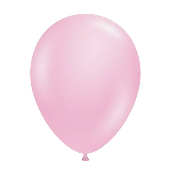 Tuf-Tex 5" Shimmering Pink Latex Balloons (50 Ct)