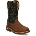 thumbnail image 2 of Justin Men's Resistor Western Work Boot Composite Toe - Cr4012 1 RUSTIC BROWN, 2 of 4