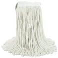 thumbnail image 2 of Boardwalk BWK2024CEA Cotton Cut-End Wet Mop Head - Size 24, White, 2 of 9